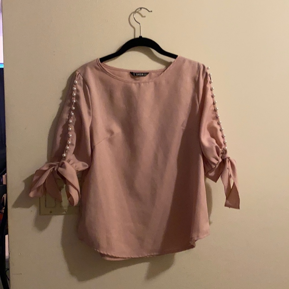 Pink blouse